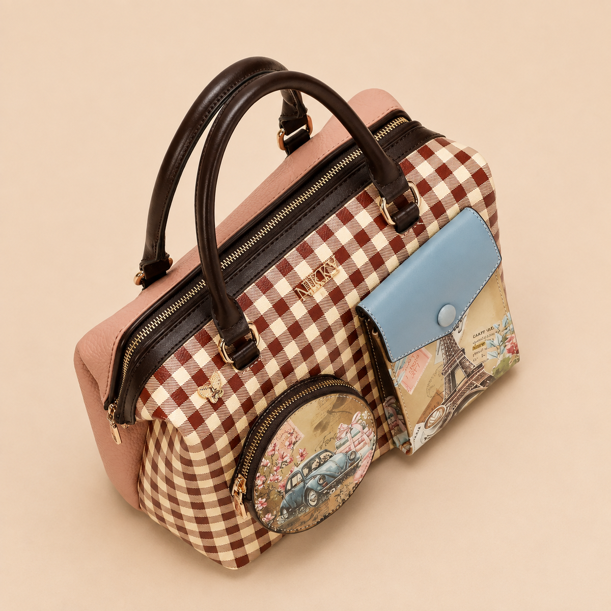 NICOLE LEE BY NIKKY-CHASING DREAMS SATCHEL BAG
