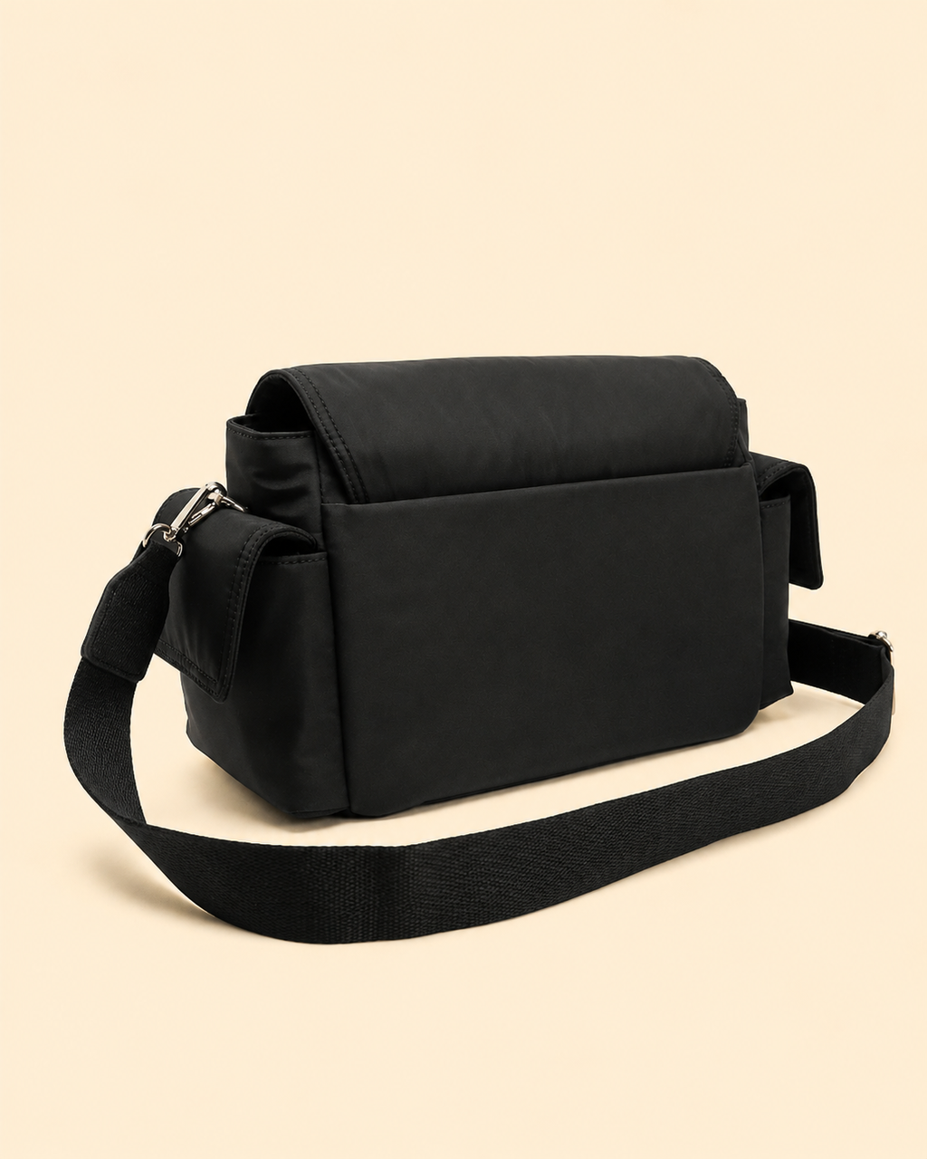 Parfois Cartera Original Nylon Crossbody Bag With Flap