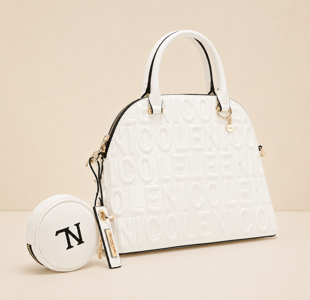 EMBOSSED LOGO DOME BAG