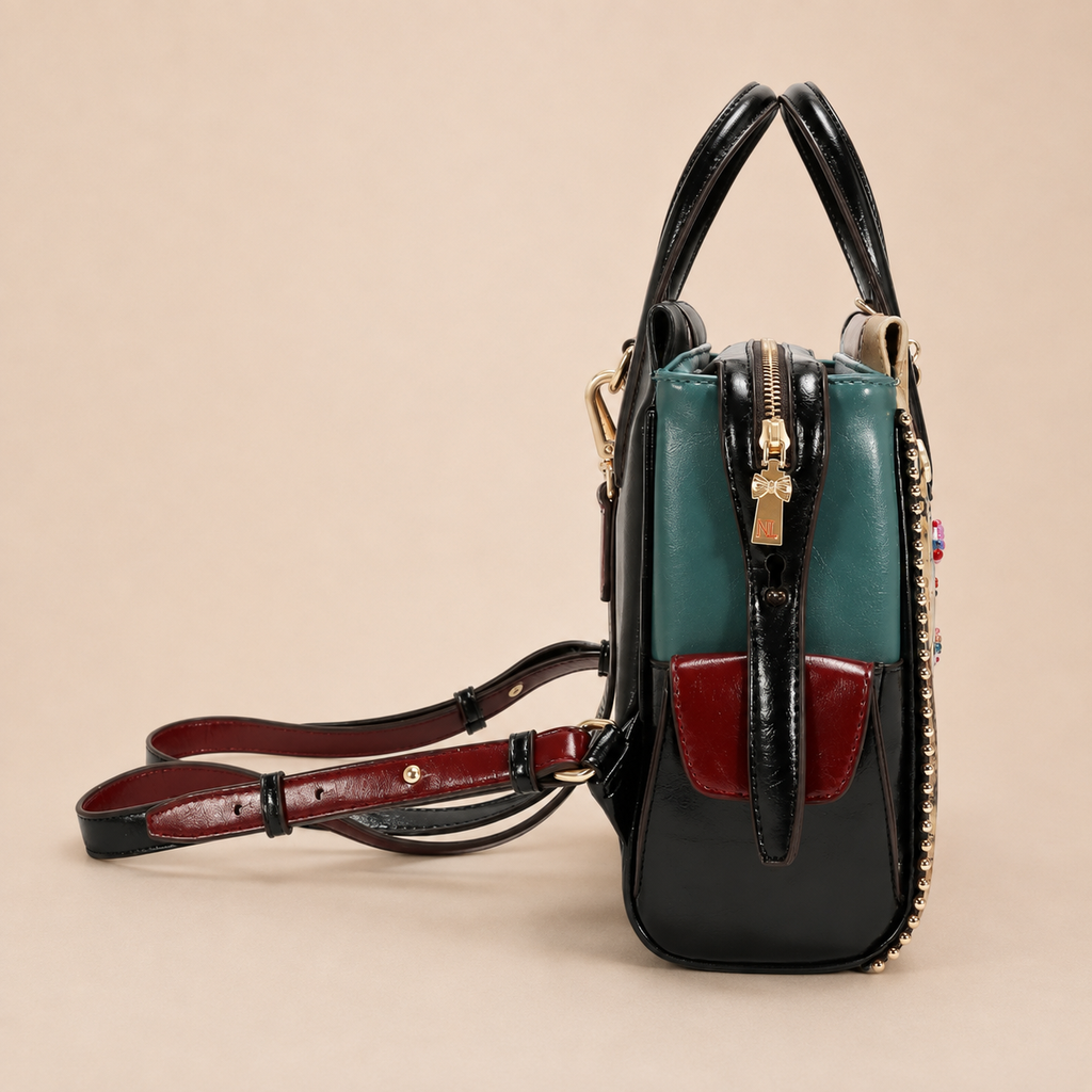 VIRTUAL FRIEND-SMALL CONVERTIBLE BACKPACK / HANDBAG-NICOLE LEE
