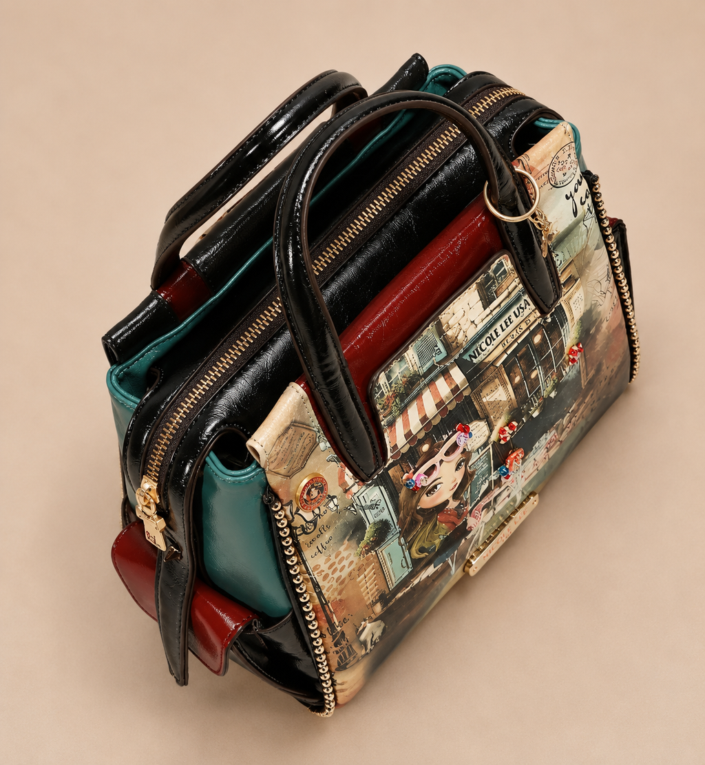 VIRTUAL FRIEND-SMALL CONVERTIBLE BACKPACK / HANDBAG-NICOLE LEE
