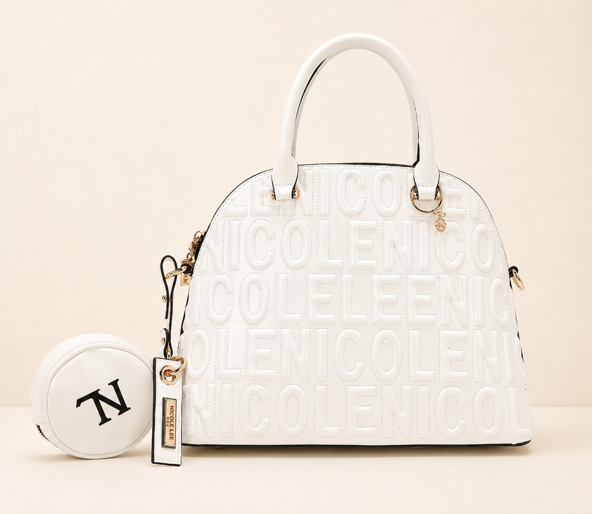 EMBOSSED LOGO DOME BAG